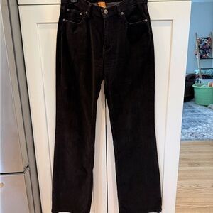 Christopher Blue Women's Dark Brown Corduroy Jean Pant, 8